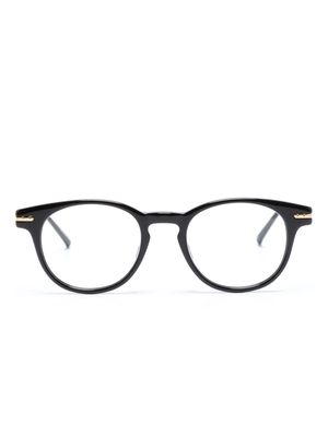 Linda Farrow Bay round-frame glasses - Black