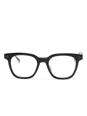 Linda Farrow Evans square-frame glasses - Black