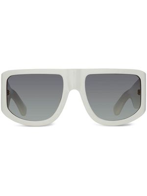 Linda Farrow It Girl oversized sunglasses - White