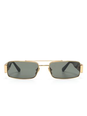 Linda Farrow Joey rectangle-frame sunglasses - Black