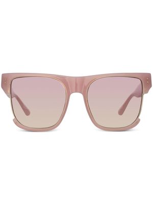 Linda Farrow Lomas square-frame sunglasses - Pink
