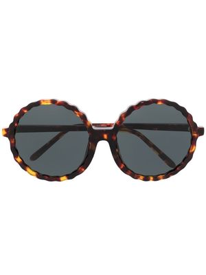 Linda Farrow Nova LFL 1354 sunglasses - Brown