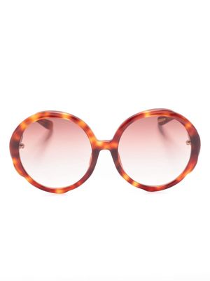 Linda Farrow Otavia oversized sunglasses - Brown