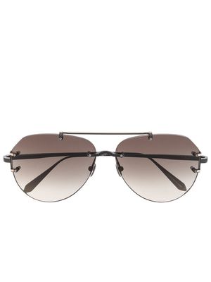 Linda Farrow pilot-frame sunglasses - Black