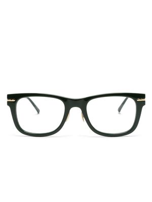 Linda Farrow Portico D-frame glasses - Green