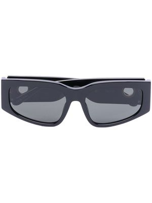 Linda Farrow rectangle-frame tinted sunglasses - Black