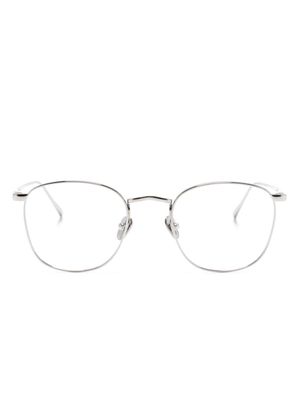 Linda Farrow round-frame metal glasses - Silver