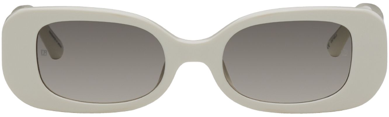 LINDA FARROW White Lola Sunglasses