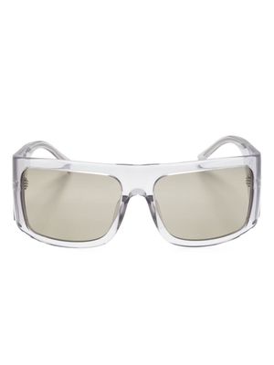 Linda Farrow x The Attico Andre oversize sunglasses - Neutrals