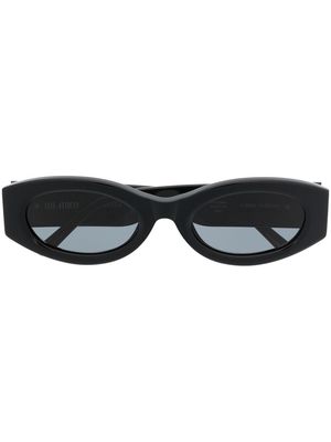 Linda Farrow x The Attico Berta rectangle-frame sunglasses - Black