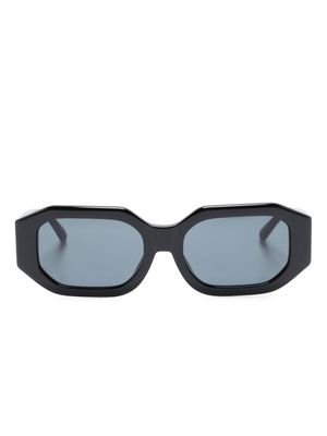 Linda Farrow x The Attico Blake geometric sunglasses - Black