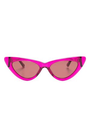 Linda Farrow x The Attico Dora cat-eye sunglasses - Pink