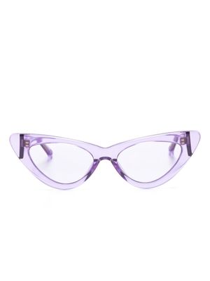 Linda Farrow x The Attico Dora sunglasses - Purple