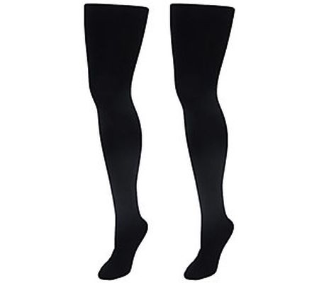 Linea Body Ultra Warm Fleece Lined Tights - 2 P ack