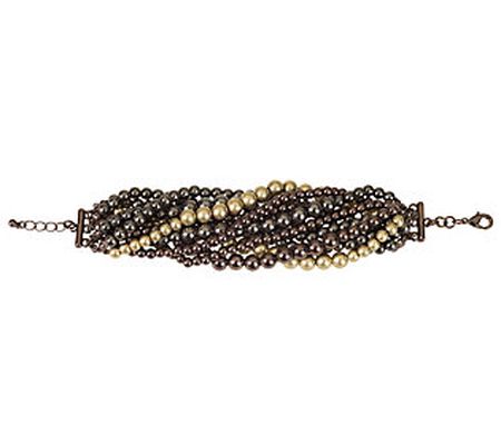 Linea by Louis Dell'Olio 11-Strand Faux Pearl B racelet