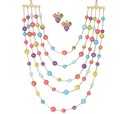 Linea by Louis Dell'Olio Chatelain Necklace a n d Earrings Set