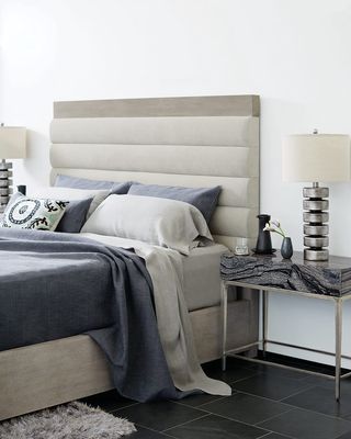 Linea Channel-Tufted Queen Bed