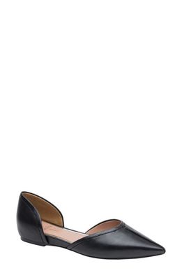 Linea Paolo Doria Pointed Toe Flat in Black at Nordstrom, Size 6