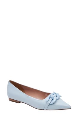 Linea Paolo Nora Pointed Toe Flat in Sky Blue