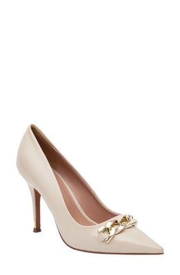Linea Paolo Pandora Pointed Toe Pump in Beige