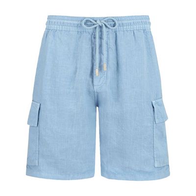 Linen Bermuda Shorts Cargo