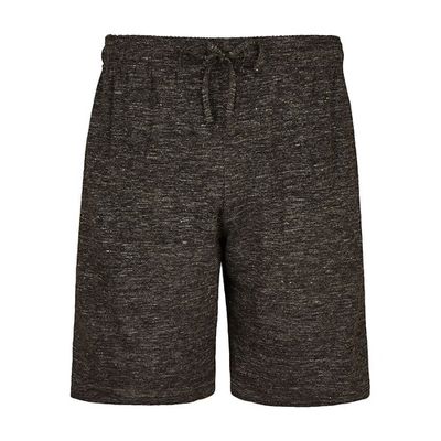 Linen Jersey Bermuda Shorts Solid
