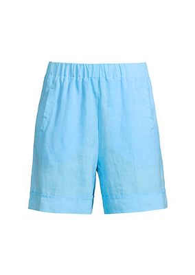 Linen Pull-On Shorts