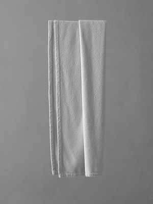 Linge Fumo Bath Towel - Bianco - Bianco