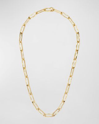 Link to Love Chain Necklace in 18k Yellow Gold, 20"L