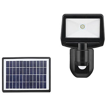 Link2Home Outdoor LED Security Flood Light with Solar Panel