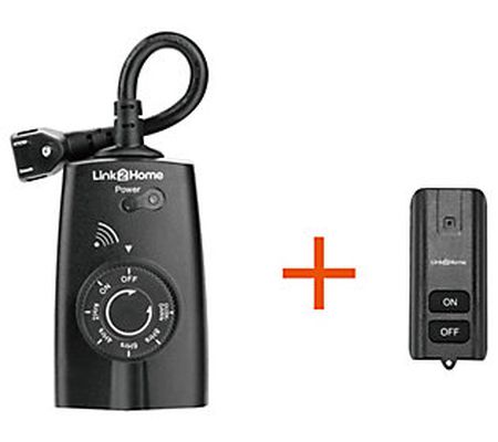 Link2Home Outdoor Wireless Remote Control Outle t with Timer