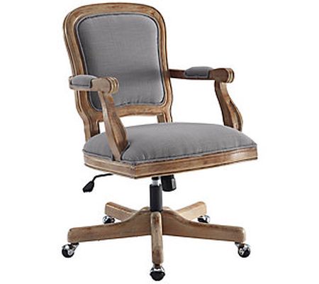 Linon Home Ella Adjustable Height Comfortable H omeOffice Chair