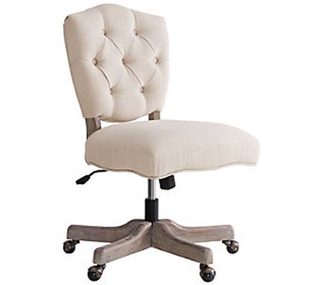 Linon Home Katie Natural Office Chair