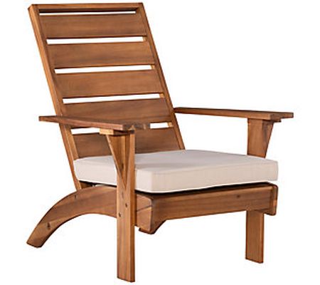 Linon Home Riverdale Comfortable Outdoor Chair with Cushion