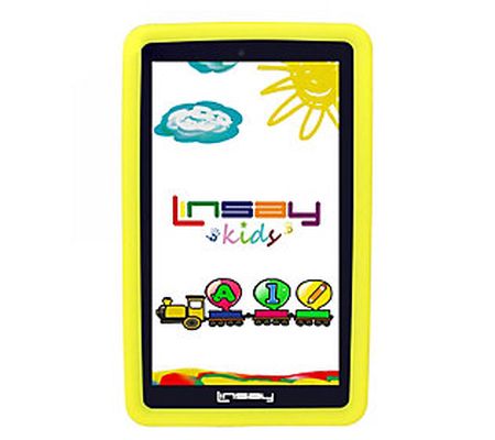 LINSAY 7" Android 12 Tablet w/ Kids Case