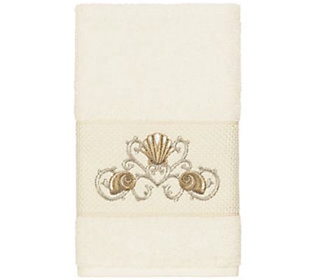 Linum Home Textiles Bella Embellished Hand Towe l