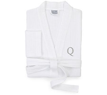 Linum Home Textiles Smyrna Personalized Luxury Robe - White