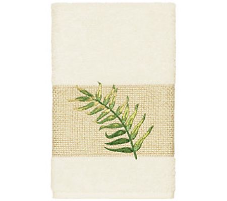 Linum Home Textiles Zoe Embellished Hand Towel