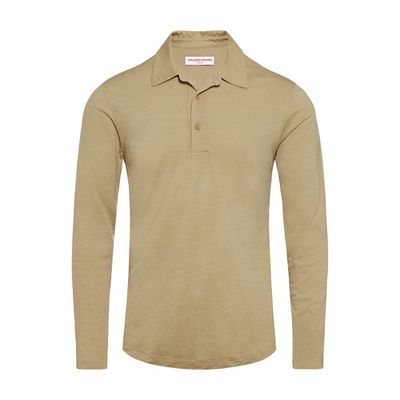 Linwood Long-Sleeve Polo Shirt