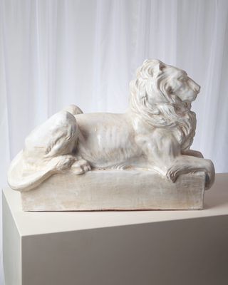 Lion Italian Ceramic Sculpture