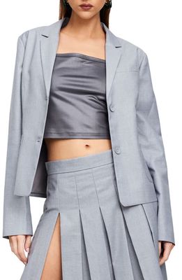 LIONESS Bessette Two-Button Blazer in Grey