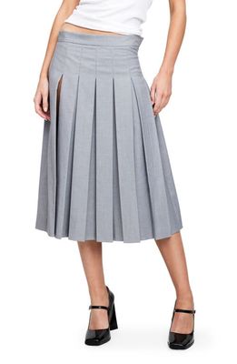LIONESS Schoolgirl A-Line Skirt in Grey