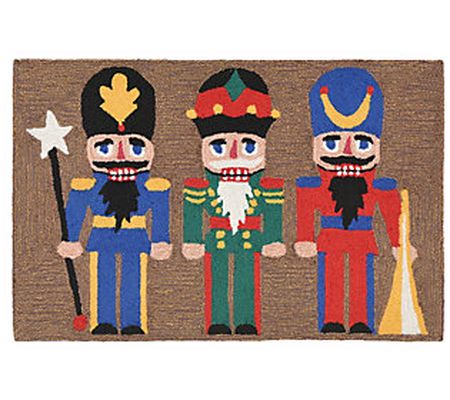 Liora Manne Frontporch Nutcracker Rug Multi  30 " x 48"