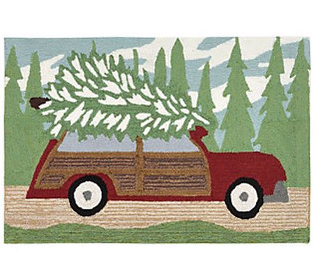 Liora Manne Frontporch Woody Wonderland Rug Pin e 24" x 36"