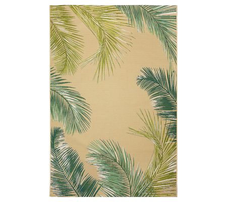 Liora Manne Marina Palm In/Outdoor Rug Sisal 6' 6" x 9'4"