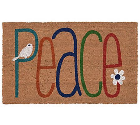 Liora Manne Natura Peace Outdoor 18" x 30" Mat