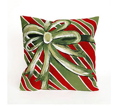 Liora Manne Visions III Gift Box Pillow Green 2 0" Square