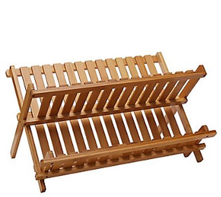 Lipper Bamboo Folding Dish Rack