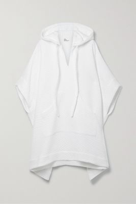 Lisa Marie Fernandez - Oversized Hooded Textured-cotton Poncho - White