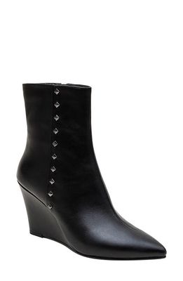 Lisa Vicky Sassy Pointed Toe Wedge Bootie in Black
